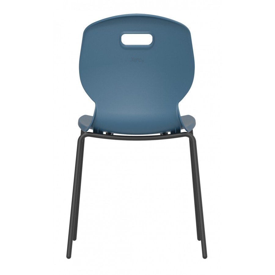 Arc Four Leg Classroom / Visitor Chair With Brace